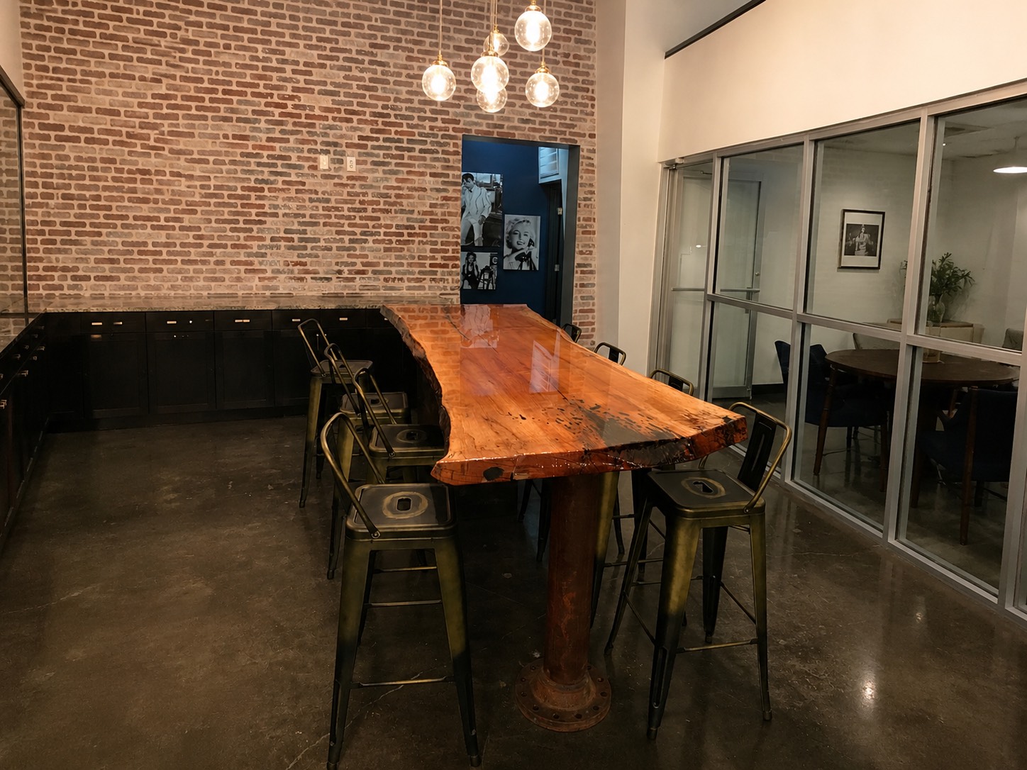 Custom Live Edge Wood Slab Table RT-033