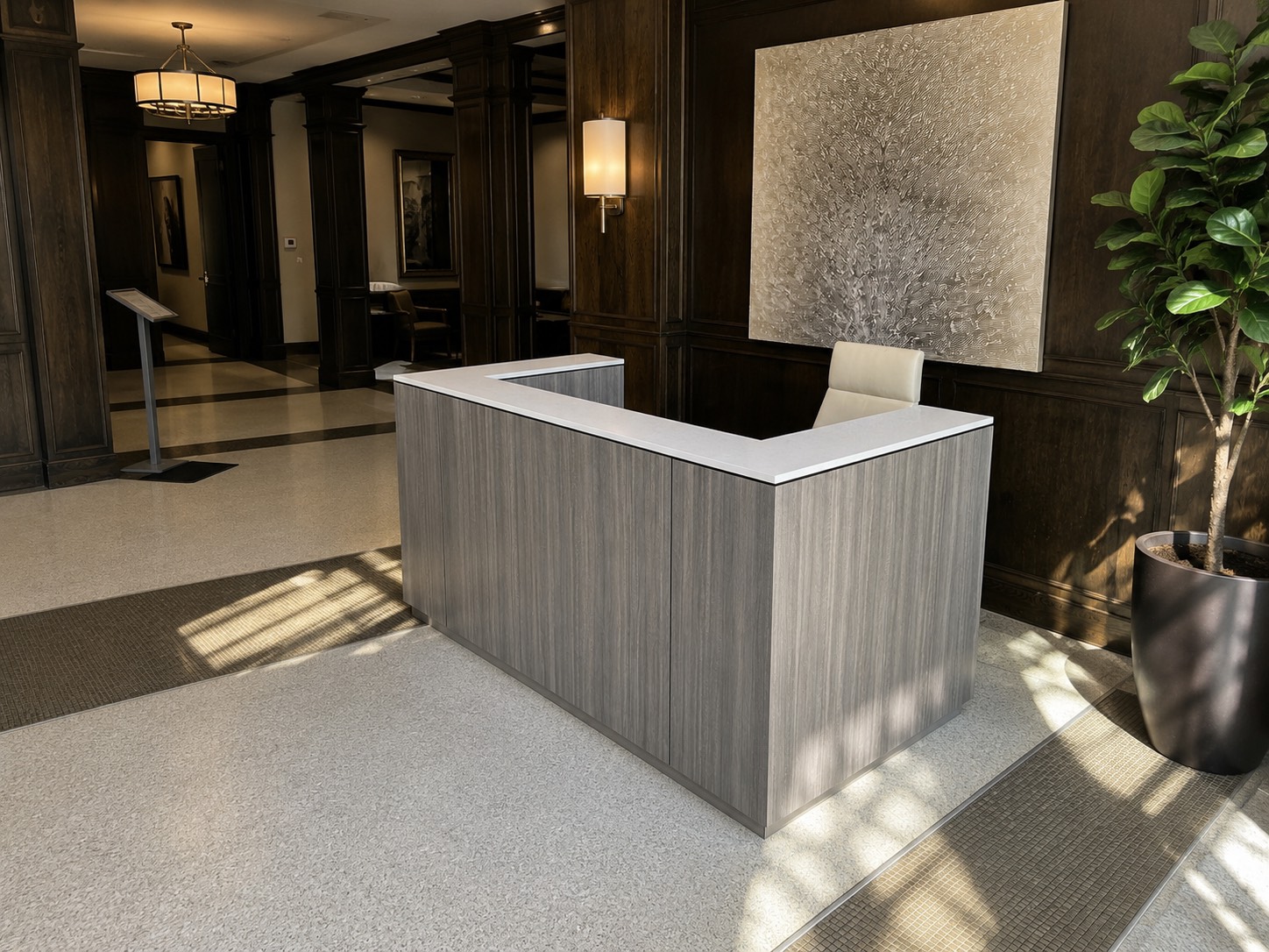 Leasing Office Reception Desk RD-016